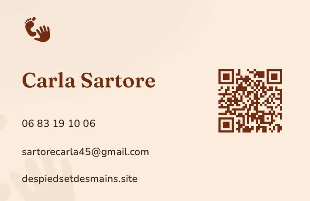 Carte de visite — verso