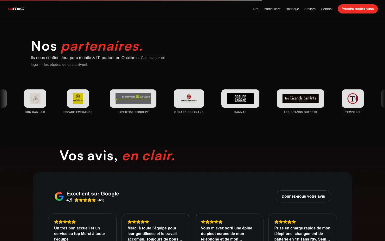 Partenaires & avis