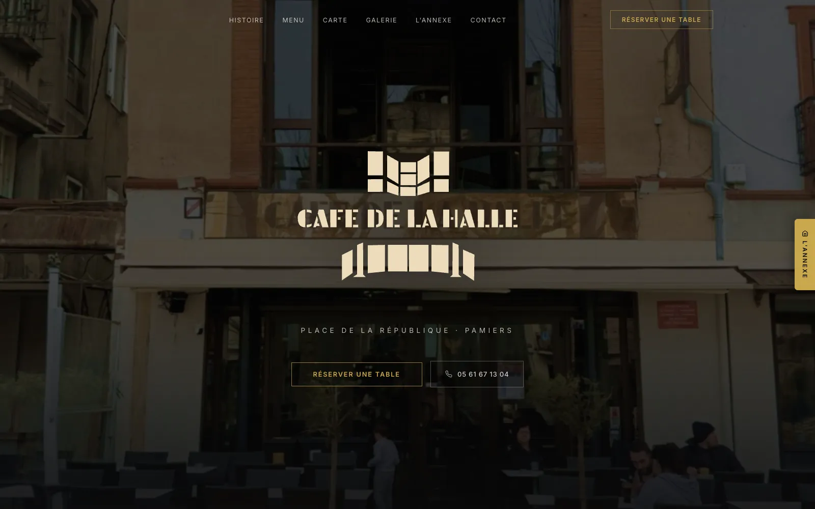Café de la Halle — WEB + BRANDING + VIDÉO