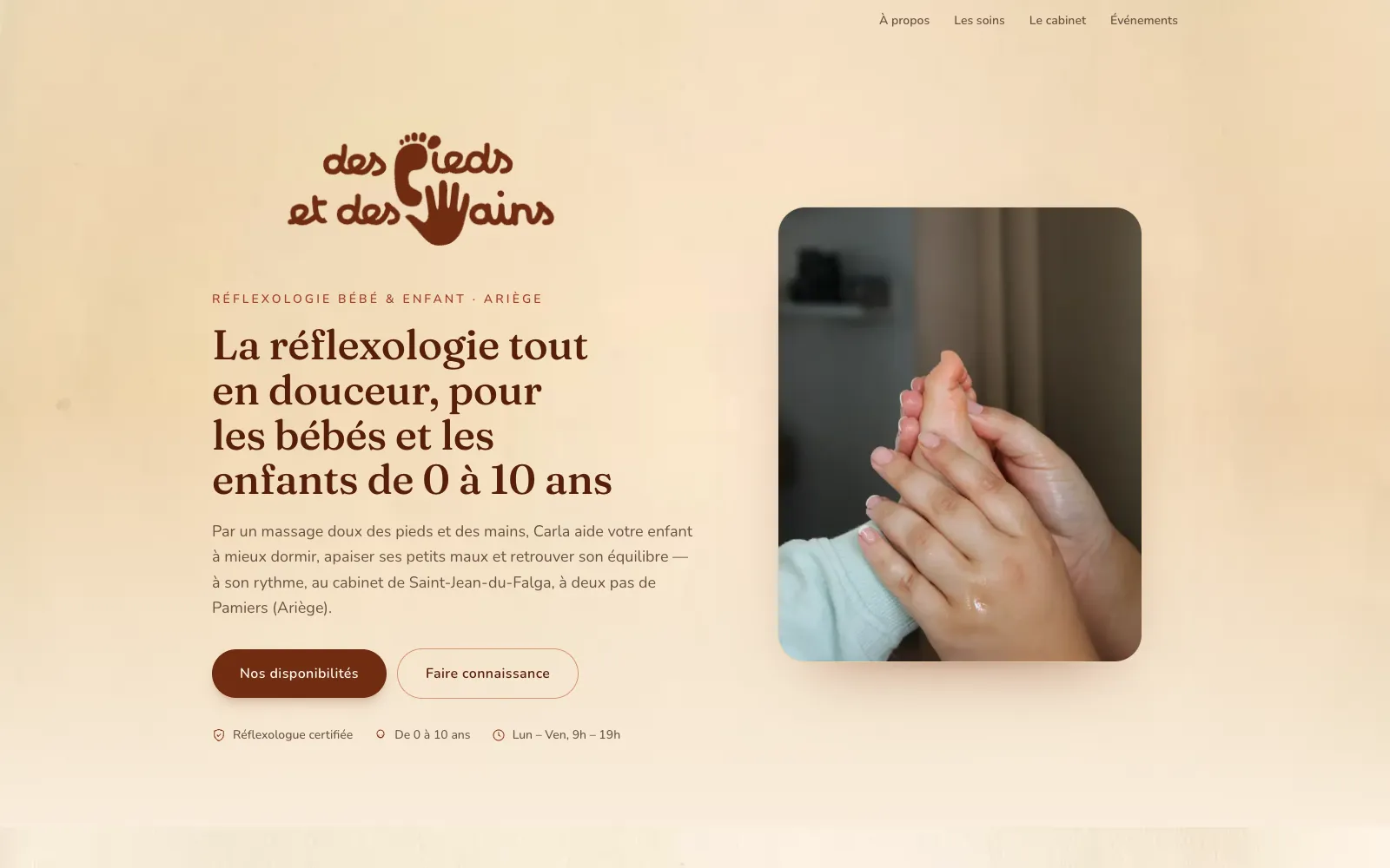 Des pieds et des mains — WEB + IDENTITÉ + SOCIAL